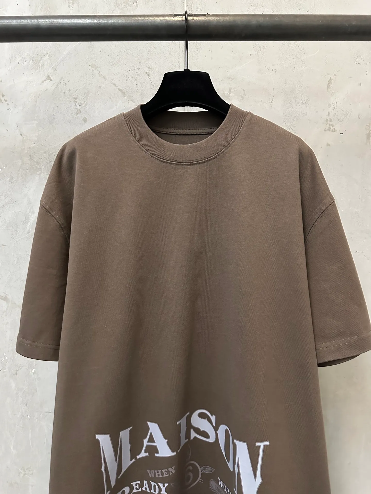 New Arrival 400g Martin Mariela MM 6 26ss Retrologo T ： 400 2*2 420g Color Change Same Style -Color: White -Size: XS S M L XL